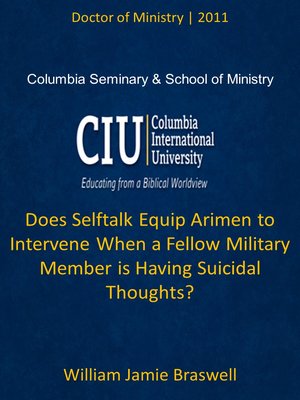 cover image of Does Selftalk Equip Arimen to Intervene When a Fellow Military Member is Having Suicidal Thoughts?